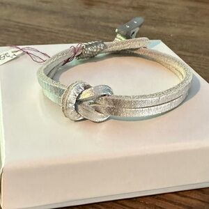 Leather Bracelet with Boat Cleat Clasp